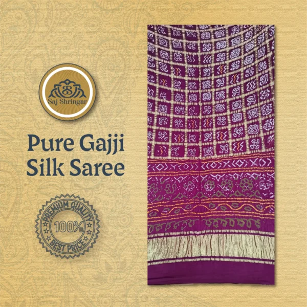 Bandhini -  Gajji Silk