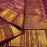 Kanjivaram Pure Silk Handloom Double Warp  Self Grand Pallu and Blouse