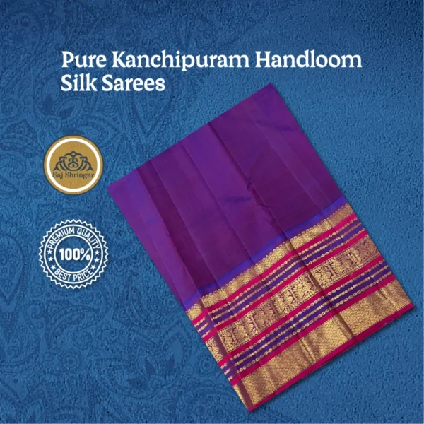 Pure Kanchipuram Handloom Silk Sarees