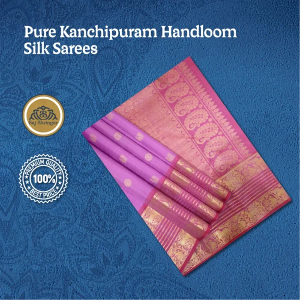 Pure Kanchipuram Handloom Silk Sarees