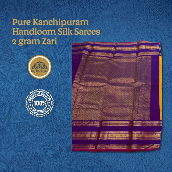 Pure Kanchipuram Handloom Silk Sarees