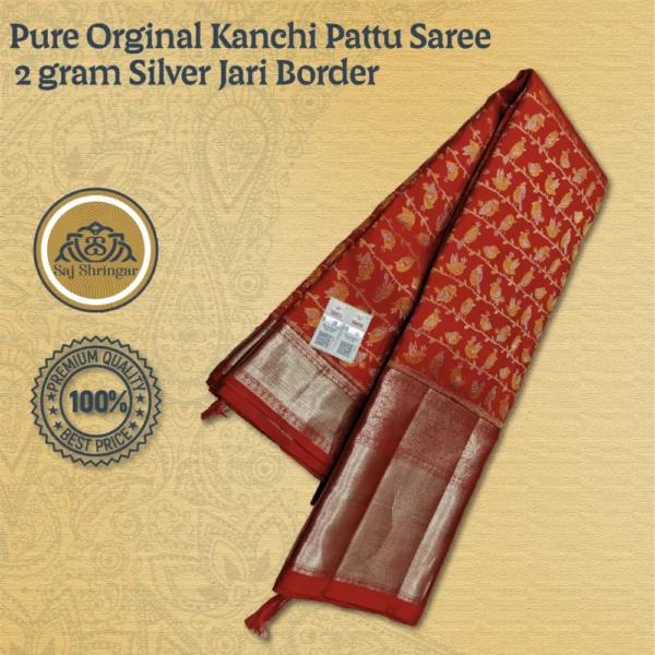 Pure Orginal Kanchi Pattu Saree