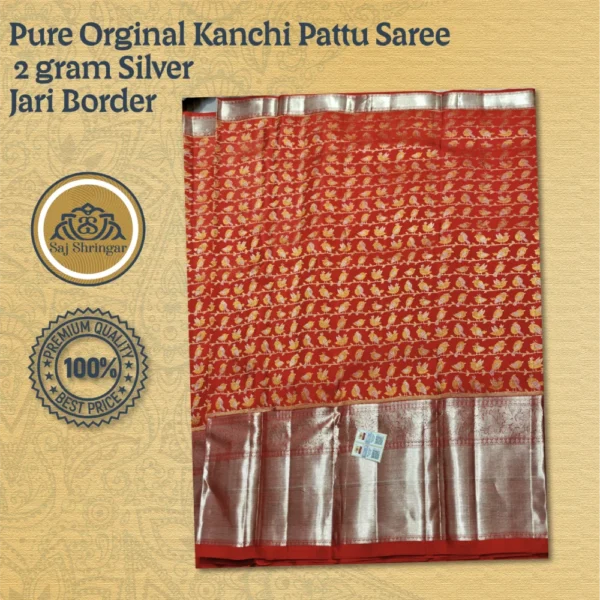 Pure Orginal Kanchi Pattu Saree
