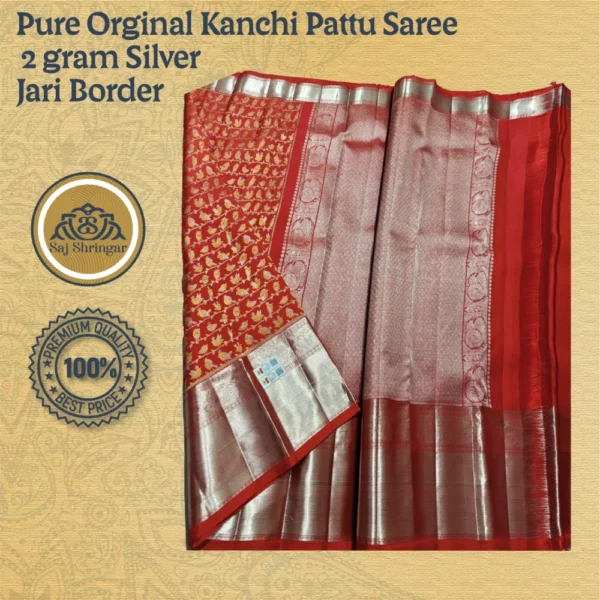 Pure Orginal Kanchi Pattu Saree