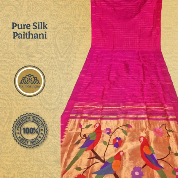 Pure Silk Paithani