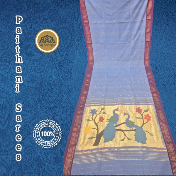 Cotton Paithani Sarees