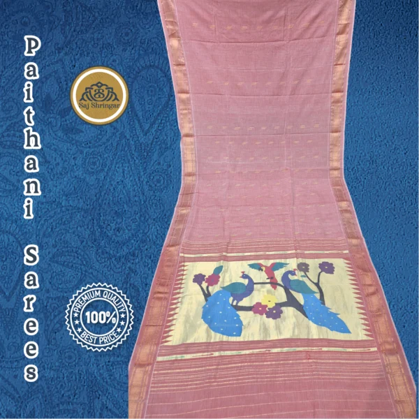 Cotton Paithani Sarees