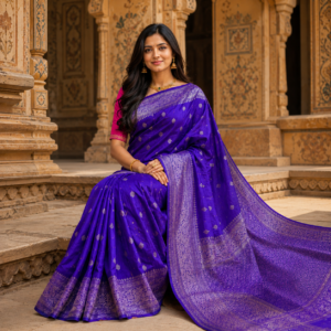 Raw Silk Saree SSRS0001