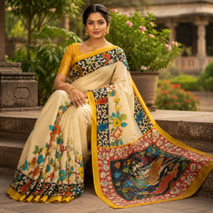 Tussar Saree SSTS0006