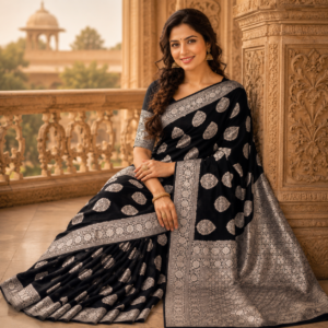 Khaddi Georgette, Uttar Pradesh SSKGS0002