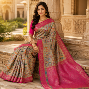 Jamawar Saree, Kashmir SSJVS0001