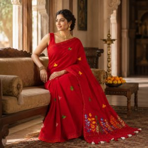 Malmal Cotton Saree, West Bengal SSMCS0002