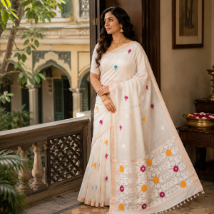 Linen Saree, West Bengal SSLS0008