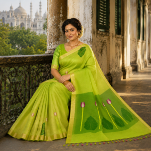 Linen Saree, West Bengal SSLS0010