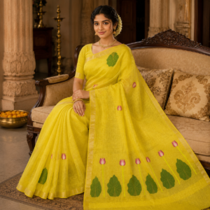 Linen Saree, West Bengal SSLS0011