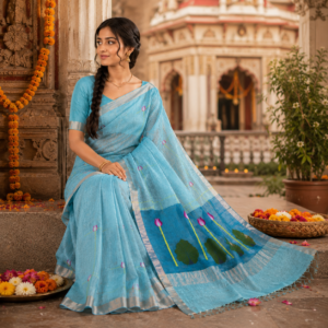 Linen Saree, West Bengal SSLS0014