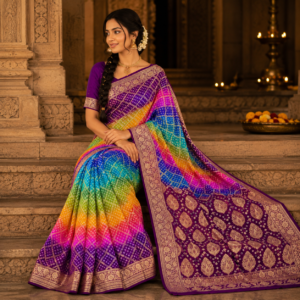 Bandhini Saree, Gujarat SSBS0007