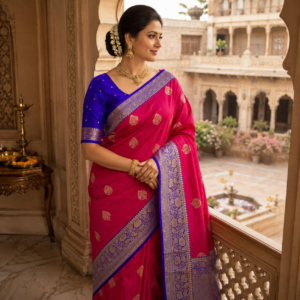 Katan Banarasi Saree, Uttar Pradesh SSBKAS0009